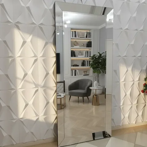 Espelho Chanfrado Cristal Luxo 80x200 Cm