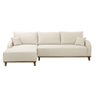 Sofá Albano Linho 300cm Chaise Lado Esquerdo Meu Sofá Online A302 Linho Branco - 3