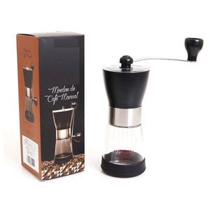 Moedor de Café Manual Compacto Inox Ajuste de Moagem Grãos