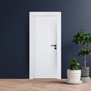 Ver imagem 1 de Kit Porta Branca Lisa 60x210 Batente 9cm À 14cm C/ Guarnição Regulável