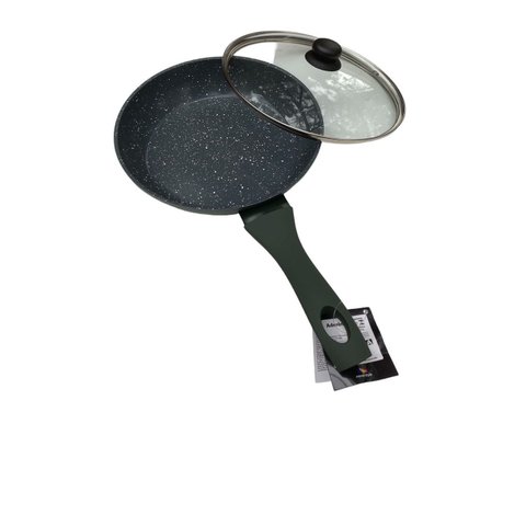 Frigideira Indução Revestimento Ceramico Jade com Tampa 22cm Etihome