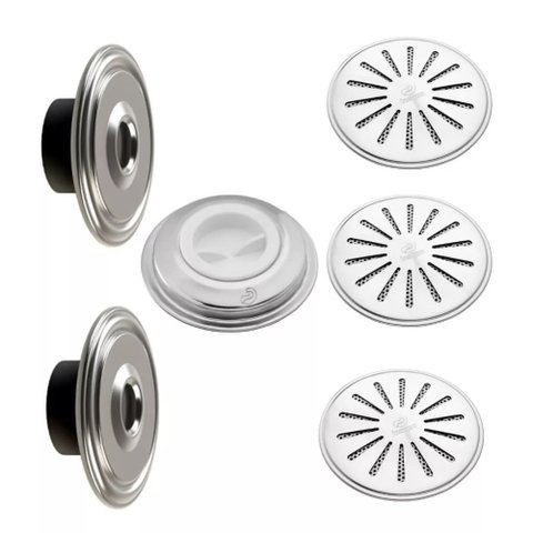 Kit Piscina Alvenaria Jatos Retorno Ralo Anti Hair Aspiração Inox