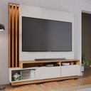 Ver imagem 1 de Home para TV 75 Polegadas Oliver Off-White Matte Freijo