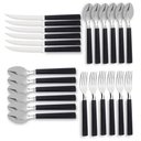 Ver imagem 4 de Faqueiro Riviera 24 Peças com Cabo Preto 6025712 - Brinox