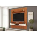Ver imagem 1 de Painel Quarto P/ Tv Isac 223x240cm Freijo/off White - Dj Móveis