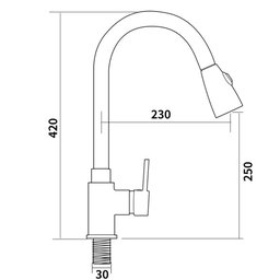 Kit Cuba Pia Gourmet Luxo Prizi Aço Inox 304 SB6042 + Tornei - 5