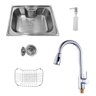 Kit Cuba Pia Gourmet Luxo Prizi Aço Inox 304 SB6042 + Tornei - 1