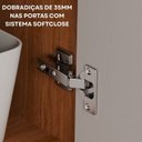 Ver mais imagens de Armários Multiuso para Área de Serviço 3 Peças com 5 Portas Divina Cinamomo/Off White
