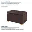 Ver imagem 7 de Puff Baú Cama 90x58x58cm Paris