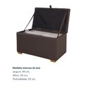 Ver imagem 6 de Puff Baú Cama 90x58x58cm Paris