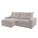 Ver imagem 4 de Sofá Hall Veludo Dois Módulos de 90cm B25cm Meu Sofá Online B026 Veludo Prata