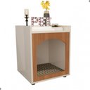 Ver imagem 3 de Mesa de Cabeceira Pet Martinez Off White Freijo