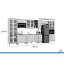 Ver imagem 3 de Cozinha Completa 9 Peças Brilhante Cinamomo/Off White MGM