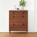 Ver imagem 1 de Sapateira Madeira Vertical Organizadora 2 Portas 1 Gaveta Mikka Castanho Idimex