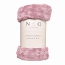 Ver imagem 1 de Cobertor Manta Solteiro Peseira para Cama Sofá Antialérgica Neo Bubbles Rosé 1,50x2,00m - Camesa