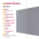 Ver imagem 7 de Guarda Roupa Casal Everest Mdf 10 Portas 4 Gavetas e 9 Prateleiras Moderna Mobilia