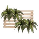 Ver imagem 7 de 2 Plantas Artificiais Folhagens Decorativas para Jardim Vertical