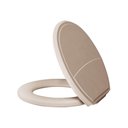 Ver imagem 1 de Assento Sanitário Metasul Plus Bege - Almofadado