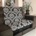 Ver imagem 1 de Manta para Sofá em Tecido Jacquard Medalhão 190x140cm