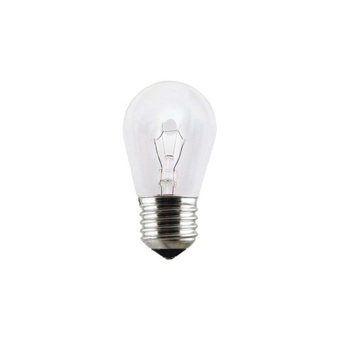 Lâmpada Incandescente Taschibra PS45 para Fogão e Geladeira 40W E27 2700K Luz Amarela 220V