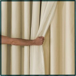 Cortina Blackout Paris Corta Luz 8,00 metros x 2,80 voal - 2