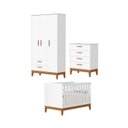 Ver imagem 1 de Jogo de Quarto para Bebe Completo 3 Portas Flip Branco