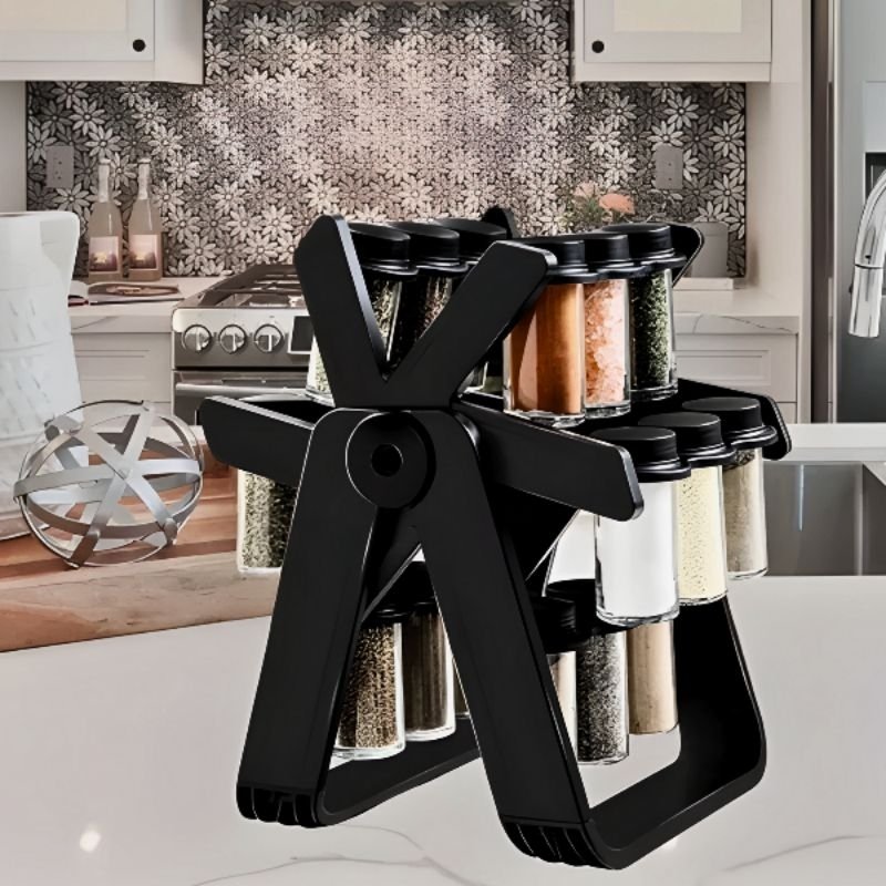 Porta Tempero Condimento Roda Gigante - 18 em 1 - 5