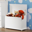 Ver imagem 5 de Quarto Infantil Para Irmãs com 2 Mini Camas, 2 Baús e Cômoda Doce Sonho Espresso Móveis