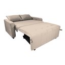 Ver imagem 4 de Sofá Cama End 138cm Reclinável Manual Suede Bege - Sallar Home