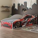 Ver imagem 2 de Cama Carro 100% MDF Infantil Montessoriana com Colchão Incluso Multimóveis MP4323
