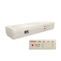 Luminária de Emergência Max-8831b Maxmidia Lampada - 3