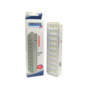 Luminária de Emergência Max-8831b Maxmidia Lampada