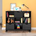 Ver imagem 1 de Nicho Organizador Preto com 3 Gavetas Pretas 1478 Qmovi