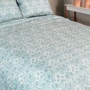 Ver imagem 4 de Jogo de Cama Duplo Queen 4 Peças 140 Fios 250x240cm Florence Realce Premium - Sultan