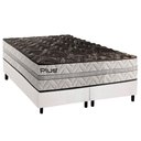 Ver imagem 1 de Cama Box Queen: Colchão Espuma D33 Paropas Pasquale Plus + Base Crc Corano White (158x198)