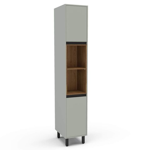 Armário Paneleiro 36,8cm com 2 Portas e 2 Nichos 250009 Koya Politorno Moveis