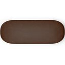 Ver imagem 6 de Kit 02 Puffs Decorativos Orgânicos para Living Quarto 195cm Doha W01 Couríssimo Marrom - Lyam Decor