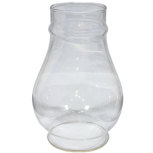 Cúpula Manga Tupan Vidro para Lampião e Decoração Retrô:incolor Brilho/liso