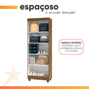 Ver imagem 6 de Armário Multiuso 2 Portas com Chaves Texas Jequitiba /off White