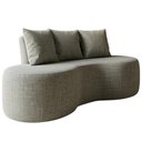 Ver imagem 1 de Sofa 2 Lugares Organico 160 Cm Ibiza Linho Grey Vazzano