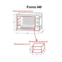 Ver imagem 3 de Forno Elétrico de Bancada 220v 40 Litros Preto I40 - Fogatti