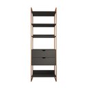 Ver imagem 3 de Guarda Roupa Aberto Industrial Solteiro 1 Módulo com Gaveta Preto Base Cobre