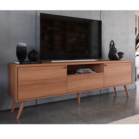 Rack para Tv 70" Sevilla Lukaliam 2 Portas 1 Gaveta