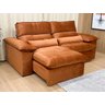 Sofá Retrátil Reclinável 2,90 m Terracota 3765 Vergas Plus - 4