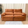 Sofá Retrátil Reclinável 2,90 m Terracota 3765 Vergas Plus - 9