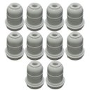 Ver imagem 1 de Kit 10 Soquete E-27 Abajur Plastico Branco