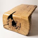 Ver imagem 3 de Mesa de Centro Cascata em Madeira Pequi-Rosa Orgânica - 1,35m x 0,87cm