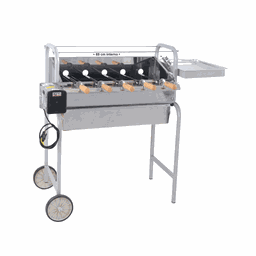 Churrasqueira Inox Lobo California Com 5 espetos - 1