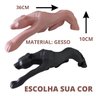Estátua Pantera Negra Onça Jaguar Decorativo Casa Luxo Casa Dami Rosa - 5