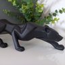 Estátua Pantera Negra Onça Jaguar Decorativo Casa Luxo Casa Dami Rosa - 6